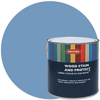 Protek 2.5ltr Wood Stain & Protect Cornflower