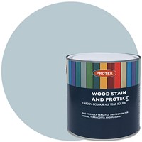 Protek 2.5ltr Wood Stain & Protect Sky Grey Blue