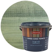 Protek 5ltr Shed & Fence Wood Stain Light Green
