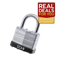 Scan 40mm Laminated Padlock Twin Pack XMS23