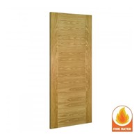 Seville Internal Pre-Finished Oak Fire Door 1981x533x45mm