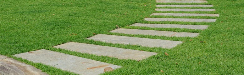 Make a Traditional Stepping Stone Path