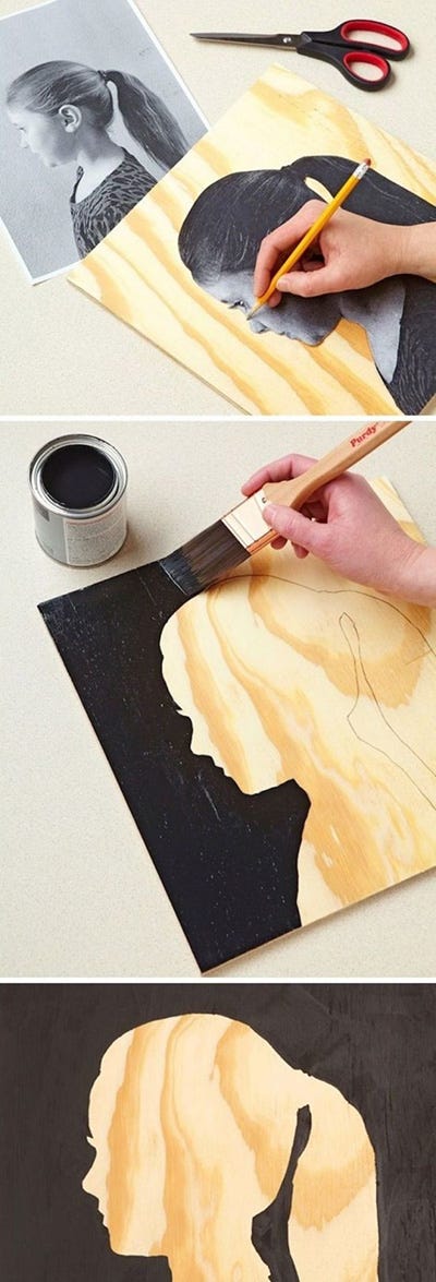 plywood silhouette