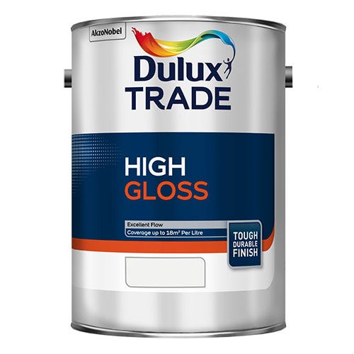 Dulux Trade 5L Pure Brilliant White High Gloss