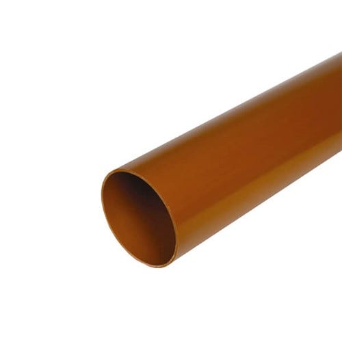 110mm U/G 6m Plain Ended Pipe